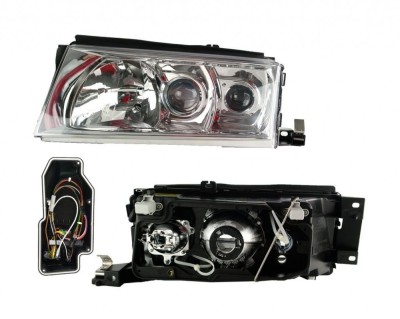 Far Skoda Octavia 1 (1U2/1U5) LIM. 5D + Combi 01.2001-2010 DEPO partea Stanga Xenon tip bec D2S+H1+H3, reglare electrica foto