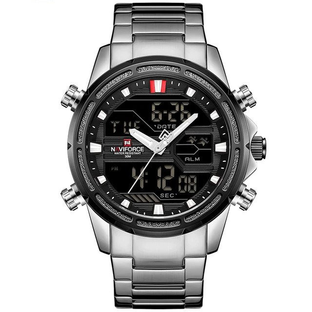 Ceas barbatesc Naviforce NF9138S Silver