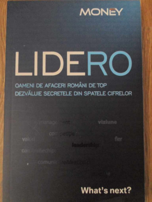 LIDERO. OAMENI DE AFACERI ROMANI DE TOP DEZVALUIE SECRETELE DIN SPATELE CIFRELOR-CATAVENCU