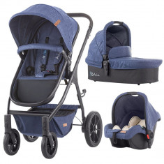 Carucior Chipolino Avia 3 in 1 blue linen foto