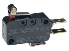 Micro&amp;icirc;ntrerupător SNAP ACTION SPDT 16A 250VAC 10A 30VDC IP40 foto