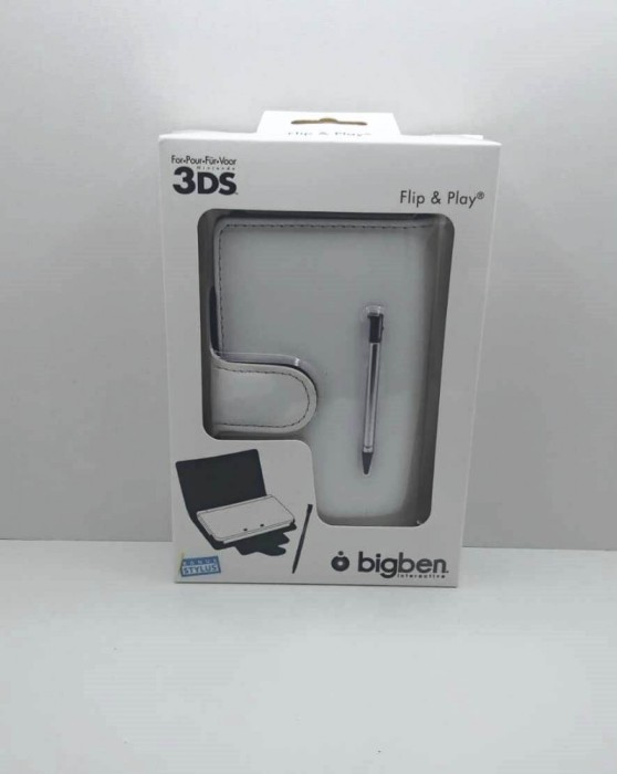 Husa + Stylus BigBen pentru Nintendo 3DS - Alb - EAN: 34995502921z (e)