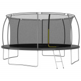 Set trambulina rotunda, 460x80 cm, 150 kg GartenMobel Dekor, vidaXL