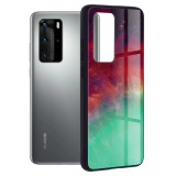 Cumpara ieftin Husa pentru Huawei P40 Pro, Techsuit Glaze Series, Fiery Ocean