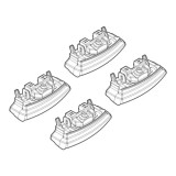 Kit montaj bare plafon C224 pentru Kia Ceed 5 usi, fixpoint