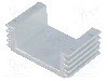 Radiator extrudat, 25mm x 40mm, STONECOLD -