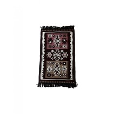 Covor maro cu model traditional multicolor 100x60 cm
