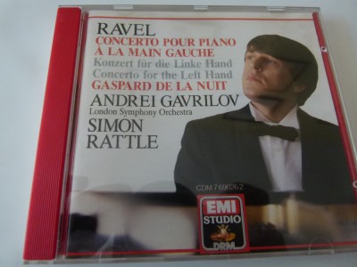 Ravel - concerto pour a la main gauche - Gavrilov, Rattle foto