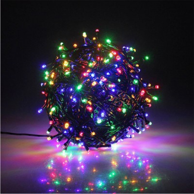 Instalatie pom, liniara, 100 LED, 9m, multicolor foto