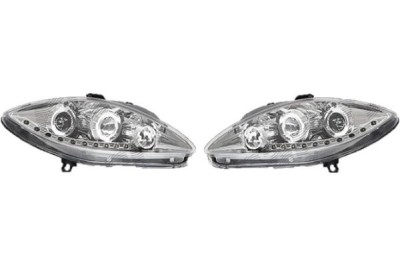 Set faruri tuning Seat Altea (5p1/5p5) 03.2004-, Seat Leon (1p1) 06.2005-03.2009, Seat Toledo (5p2) 10.2004-09.2009, Stanga, Dreapta, tip bec H1+H1, foto