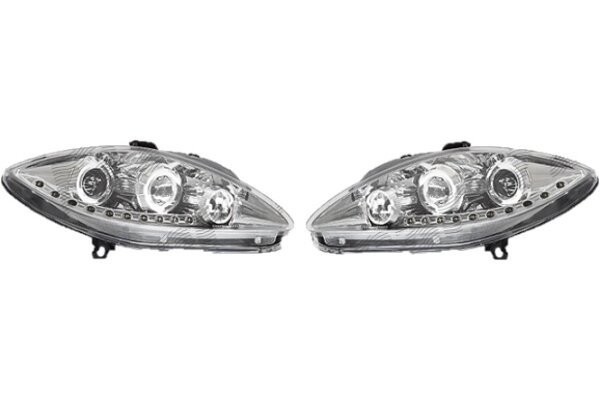 Set faruri tuning Seat Altea (5p1/5p5) 03.2004-, Seat Leon (1p1) 06.2005-03.2009, Seat Toledo (5p2) 10.2004-09.2009, Stanga, Dreapta, tip bec H1+H1,