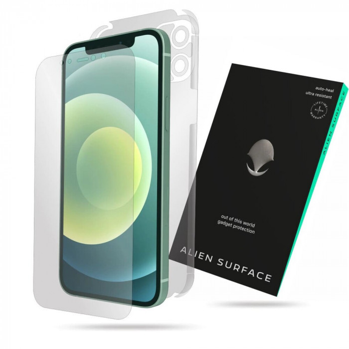 Alien Surface -Folie sticla securizata - iPhone 12 Pro - Transparent