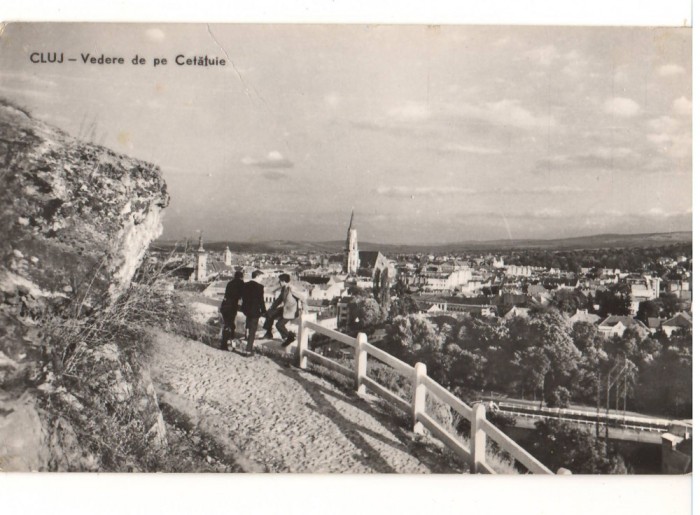 CPIB 15781 CARTE POSTALA - CLUJ. VEDERE DE PE CETATUIE, RPR