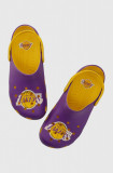 Cumpara ieftin Crocs papuci NBA Los Angeles Lakers Classic Clog culoarea violet 208650