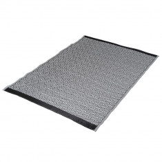 Bo-Camp Covor de exterior Chill mat Beach, negru și alb, 1,8x1,2 m