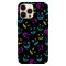 Husa compatibila cu Apple iPhone 15 Plus model Neon mask pattern, Silicon, TPU, Viceversa