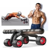 Cumpara ieftin Aparat Fitness Abdomen/Spate 4 Roti, Antiderapant, Multifunctional, Gimnastica Medicala, Recuperare