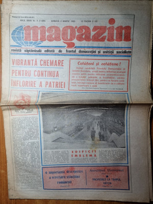 magazin 2 martie 1985-art. si foto statia de metrou titan foto