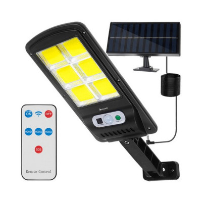 Lampa solara de Exterior - Izoxis cu Panou Exterior (120 LED-uri) foto