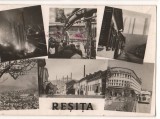 CPIB 19216 CARTE POSTALA - RESITA, RPR, MOZAIC, 1957, Circulata, Fotografie