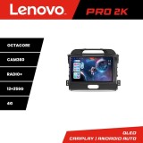 Navigatie Android Lenovo pentru Kia Sportage 2010-2016, QLED 2K, 12+256GB