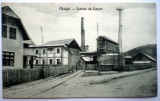 P.076 CARTE POSTALA AZUGA FABRICA DE CIMENT VARIANTA 1, Necirculata, Printata