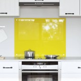 VidaXL Contrablat bucătărie galben 80x60x0.6 cm sticlă securizată