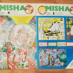 Set 2 reviste Misha. In limba engleza