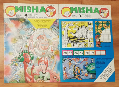 Set 2 reviste Misha. In limba engleza foto