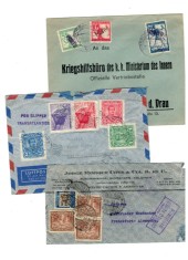 Lot plicuri si carti poștale vechi, străine