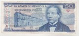bnk bn Mexic 50 pesos 1981 circulata