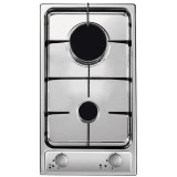 Plita incorporabila pe gaz Candy Domino CDG 32/1 SPX, 2 arzatoare, aprindere electrica, inox