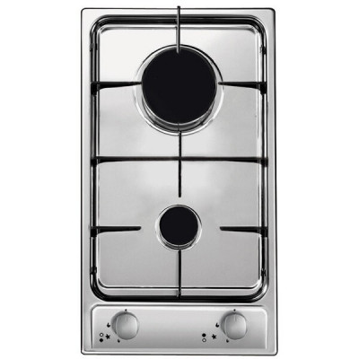 Plita incorporabila pe gaz Candy Domino CDG 32/1 SPX, 2 arzatoare, aprindere electrica, inox foto