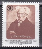 Germania 1988 - 200 de ani de la nașterea lui Arthur Schopenhauer, filosof, MNH, Nestampilat