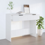Masuta consola, alb, 90x36x75 cm, lemn prelucrat GartenMobel Dekor, vidaXL