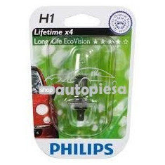 Bec Philips H1 LongLife EcoVision 12V 55W 12258LLECOB1