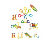 Set de constructie STEAM Micutul Inginer, 210 piese, 3 ani+