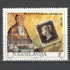 Iugoslavia.1990 Ziua marcii postale-Pictura SI.598