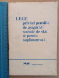 Lege privind pensiile de asigurari sociale de stat si pensia suplimentara - 1967, Humanitas