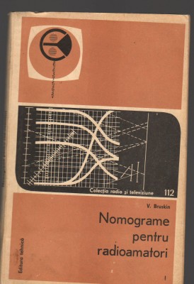 C9156 NOMOGRAME PENTRU RADIOAMATORI - V. BRUSKIN, VOL.1 foto