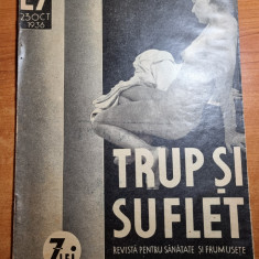 revista trup si suflet 23 octombrie 1936-revista pentru sanatatea si frumusete