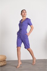 A730-11 Salopeta casual cu pantaloni scurti