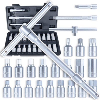 Set chei buson baie ulei, 23 bucati, Geko G02712 foto