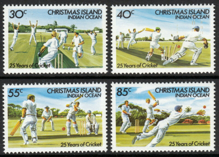 Christmas Island 1984 - Cricket, serie neuzata