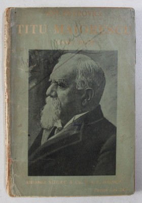 TITU MAIORESCU ( 1840 - 1917) de ION PETROVICI foto