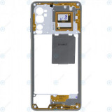 Samsung Galaxy M52 5G (SM-M526B) Cadru alb GH98-46916C