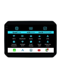 Navigatie Dedicata Suzuki Ignis (2016-2025),QuadCore, 9Inch, 4Gb Ram, 64Gb Stocare, Carplay
