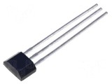 Senzor Hall Unipolar TO92 2.7-7VDC 25-260Gs
