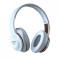 Casti On Ear P17 By DolphinMC&reg;, Wireless, Bluetooth, Microfon, Multipoint connection, Quick Charge, Autonomie 8 ore, Alb-Auriu