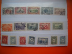 HOPCT LOT NR 640 TURCIA OTOMANA -17 TIMBRE VECHI-STAMPILAT